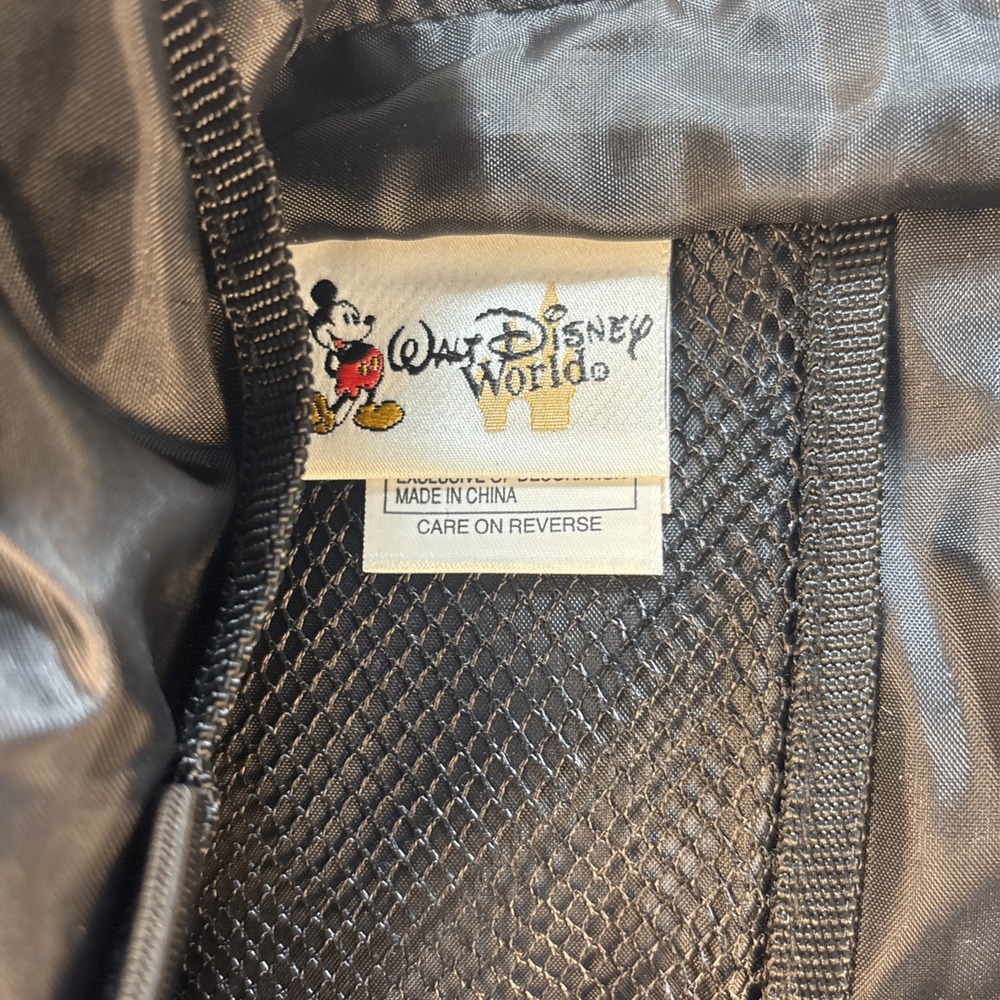 Vintage Walt Disney World Embroidered 2000 Y2k Backpack; Mickey, Millennium - Picture 4 of 6